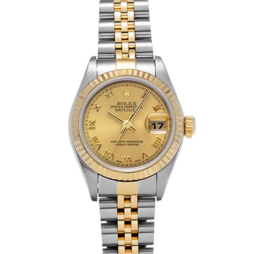 ロレックス デイトジャスト 79173 シャンパン レディース 時計 【中古】【wristwatch】