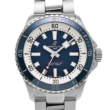 ブライトリング スーパーオーシャン オートマチック 42 A17375E71C1A1 ブルー メンズ 時計 【中古】【wristwatch】