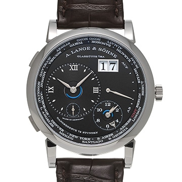 ランゲ&ゾーネ ランゲ1 タイムゾーン 136.029 ブラック メンズ 時計 【中古】【wristwatch】