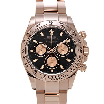 ロレックス コスモグラフ デイトナ 116505 ブラック/ピンク メンズ 時計 【中古】【wristwatch】