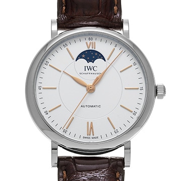 IWC ポートフィノ オートマティック ムーンフェイズ IW459401 シルバー メンズ 時計 【中古】【wristwatch】