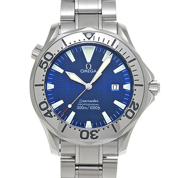 オメガ シーマスター プロフェッショナル 300 2265.80 ブルー メンズ 時計 【中古】【wristwatch】