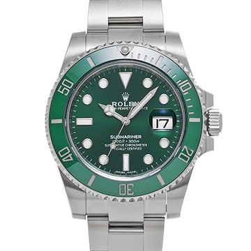 ロレックス サブマリーナ デイト 116610LV グリーン メンズ 時計 【中古】【wristwatch】