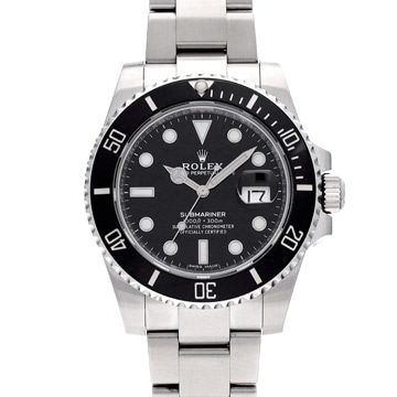 ロレックス サブマリーナ デイト 116610LN ブラック メンズ 時計 【中古】【wristwatch】