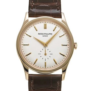 パテック フィリップ カラトラバ 5196J-001 シルバー メンズ 時計 【中古】【wristwatch】