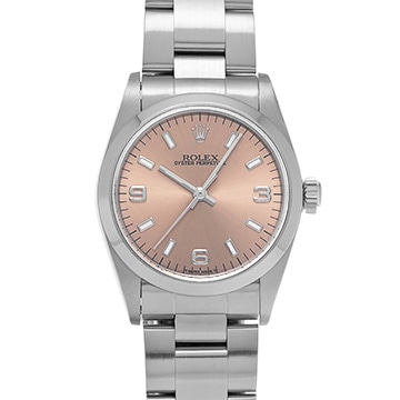 ロレックス オイスターパーペチュアル 77080 ピンク ユニセックス 時計 【中古】【wristwatch】