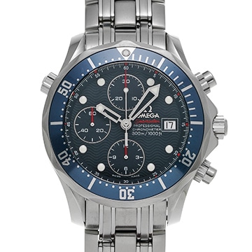 オメガ シーマスター ダイバー300 クロノグラフ 2225.8 ブルー メンズ 時計 【中古】【wristwatch】