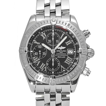 ブライトリング クロノマット エボリューション A156B98PA ブラック メンズ 時計 【中古】【wristwatch】