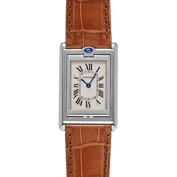 カルティエ タンク バスキュラント MM W1011258 シルバー レディース 時計 【中古】【wristwatch】