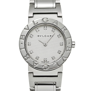 ブルガリ ブルガリブルガリ BB26SS ホワイト/ダイヤモンド レディース 時計 【中古】【wristwatch】