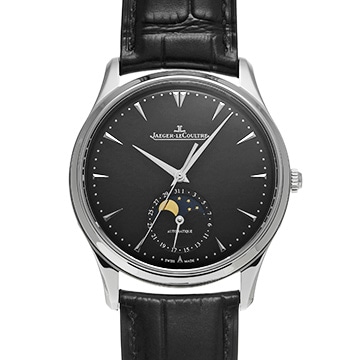 ジャガー ルクルト マスター ウルトラスリム ムーン39 Q1368470 ブラック メンズ 時計 【中古】【wristwatch】