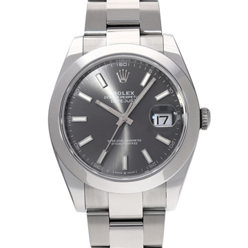 ロレックス デイトジャスト 41 126300 スレート メンズ 時計 【中古】【wristwatch】
