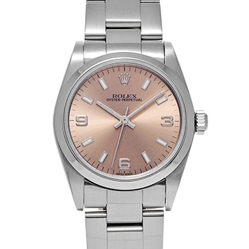 ロレックス オイスターパーペチュアル 77080 ピンク ユニセックス 時計 【中古】【wristwatch】