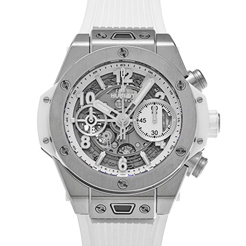 ウブロ ビッグバン ウニコ チタニウム ホワイト 441.NE.2010.RW ホワイト/スケルトン メンズ 時計 【中古】【wristwatch】