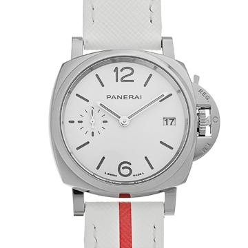 パネライ ルミノール ドゥエ ルナ・ロッサ PAM01306 ホワイト メンズ 時計 【中古】【wristwatch】