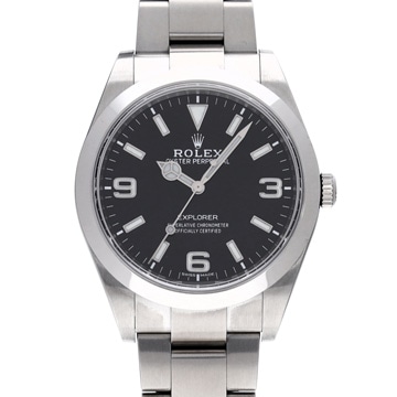 ロレックス エクスプローラー 214270 ブラック メンズ 時計 【中古】【wristwatch】