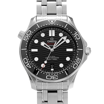 オメガ シーマスター ダイバー300 コーアクシャル マスタークロノメーター 210.30.42.20.01.001 ブラック メンズ 時計 【中古】【wristwatch】