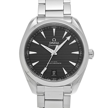 オメガ シーマスター アクアテラ コーアクシャル マスタークロノメーター 220.10.41.21.01.001 ブラック メンズ 時計 【中古】【wristwatch】