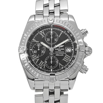 ブライトリング クロノマット エボリューション A156B98PA ブラック メンズ 時計 【中古】【wristwatch】