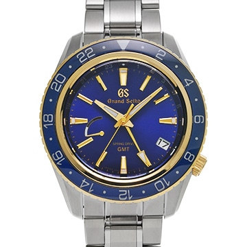 グランドセイコー スポーツコレクション スプリングドライブ GMT SBGE248 ブルー メンズ 時計 【中古】【wristwatch】