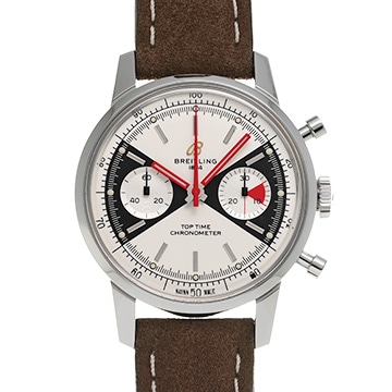 ブライトリング トップタイム リミテッドエディション A23310121G1X1 クリーム/ブラック メンズ 時計 【中古】【wristwatch】