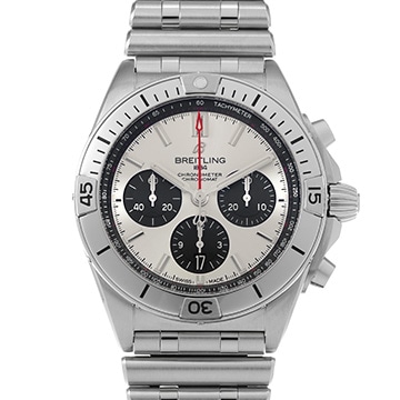 ブライトリング クロノマット B01 42 AB0134101G1A1 シルバー/ブラック メンズ 時計 【中古】【wristwatch】