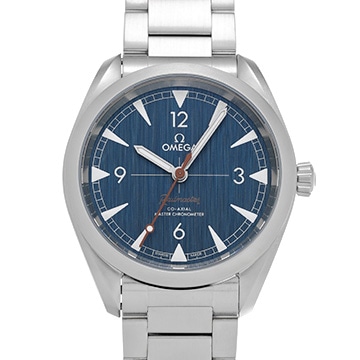 オメガ シーマスター レイルマスター コーアクシャル マスタークロノメーター 220.10.40.20.03.001 ブルー メンズ 時計 【中古】【wristwatch】