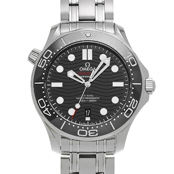オメガ シーマスター ダイバー300 コーアクシャル マスタークロノメーター 210.30.42.20.01.001 ブラック メンズ 時計 【中古】【wristwatch】