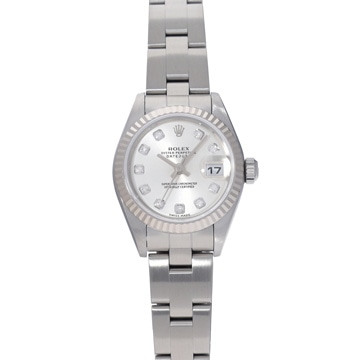 ロレックス デイトジャスト 79174G シルバー/ダイヤモンド レディース 時計 【中古】【wristwatch】