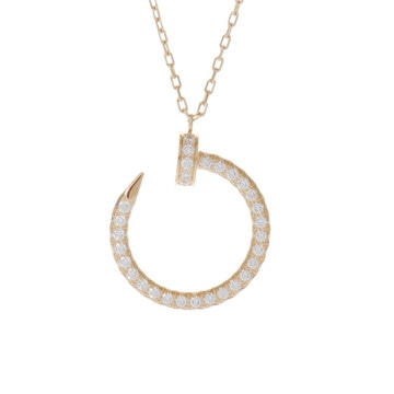 カルティエ ジュストアンクル ネックレス ゴールド K18イエローゴールド YG レディース ジュエリー 【中古】【jewelry】