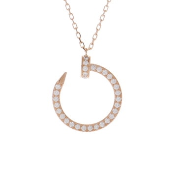 カルティエ ジュストアンクル ネックレス ゴールド CRB3047000 K18ピンクゴールド PG レディース ジュエリー 【中古】【jewelry】