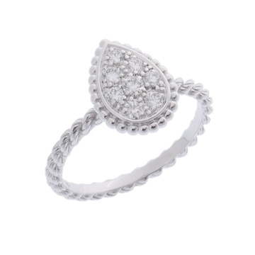 ブシュロン セルパンポエム リング スモール #53 シルバー JRG0214853 K18ホワイトゴールド WG レディース ジュエリー 【中古】【jewelry】