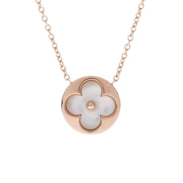 ルイ ヴィトン パンダンティフ サン ナクレ ネックレス ゴールド K18ピンクゴールド PG/シェル レディース ジュエリー 【中古】【jewelry】