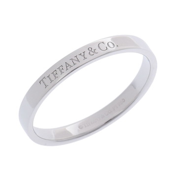 ティファニー フラットバンドリング シルバー Pt950プラチナ レディース ジュエリー 【中古】【jewelry】