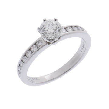 ティファニー ソリテールリング #48 シルバー Pt950プラチナ レディース ジュエリー 【中古】【jewelry】
