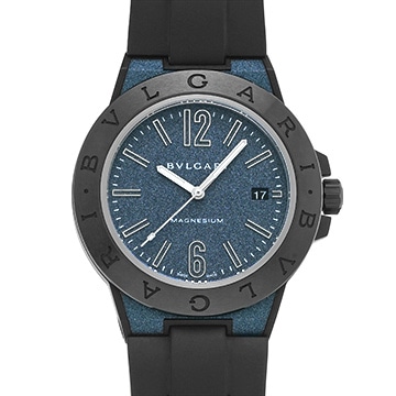 ブルガリ ディアゴノ マグネシウム BG41SMC ブルー メンズ 時計 【中古】【wristwatch】