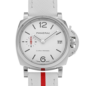 パネライ ルミノール ドゥエ ルナ・ロッサ PAM01378 ホワイト メンズ 時計 【中古】【wristwatch】