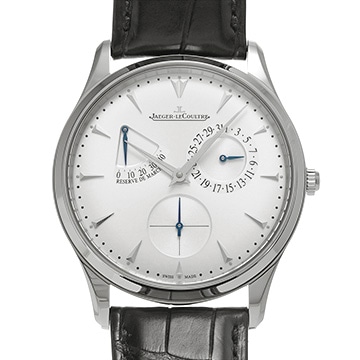 ジャガー ルクルト マスター ウルトラスリム リザーブ・ド・マルシェ Q1378420 シルバーグレー メンズ 時計 【中古】【wristwatch】