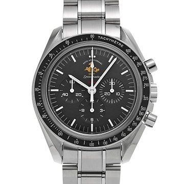 オメガ スピードマスター ムーンウォッチ プロフェッショナル 50th 311.30.42.30.01.001 ブラック メンズ 時計 【中古】【wristwatch】