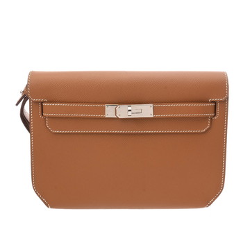 エルメス ケリー デペッシュ 25 ゴールド ヴォーエプソン ユニセックス バッグ 【中古】【bag】