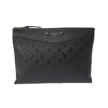 ルイ ヴィトン モノグラムアンプラント デイリーポーチ ノワール M62937 レザー ユニセックス バッグ 【中古】【bag】