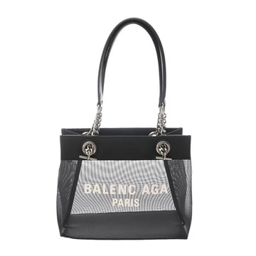 バレンシアガ DUTY FREE トート  ブラック 741603.1090.P.528147 メッシュ/レザー レディース バッグ 【中古】【bag】