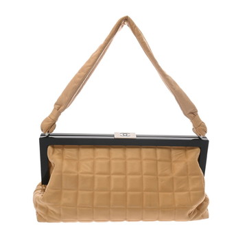 シャネル ハンドバッグ ベージュ ラムスキン レディース バッグ 【中古】【bag】