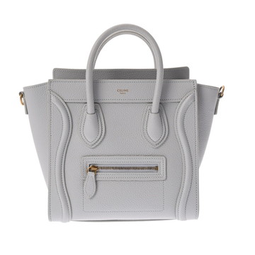 セリーヌ ラゲージ ナノ 2WAY ミネラル 189243AQL ベビードラムドカーフ レディース バッグ 【中古】【bag】