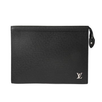 ルイ ヴィトン タイガ ポシェット ヴォワヤージュ ノワール M30450 レザー メンズ バッグ 【中古】【bag】
