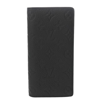 ルイ ヴィトン モノグラム ポルトフォイユ・ブラザ ブラック M69038 トリヨン ユニセックス 財布 【中古】【purse】
