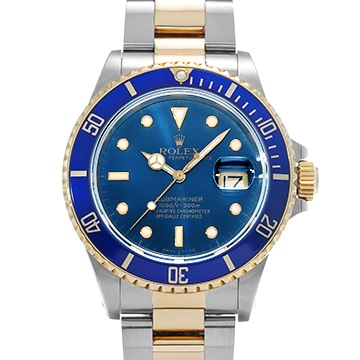 ロレックス サブマリーナ デイト 16803 ブラック メンズ 時計 【中古】【wristwatch】