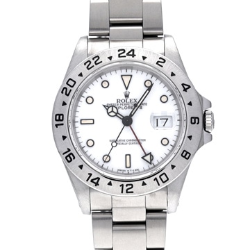 ロレックス エクスプローラーII 16570 ホワイト メンズ 時計 【中古】【wristwatch】