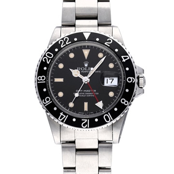 ロレックス GMTマスター 16750 ブラック メンズ 時計 【中古】【wristwatch】