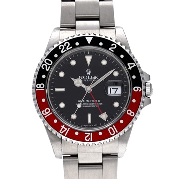 ロレックス GMTマスターII 16710 ブラック メンズ 時計 【中古】【wristwatch】